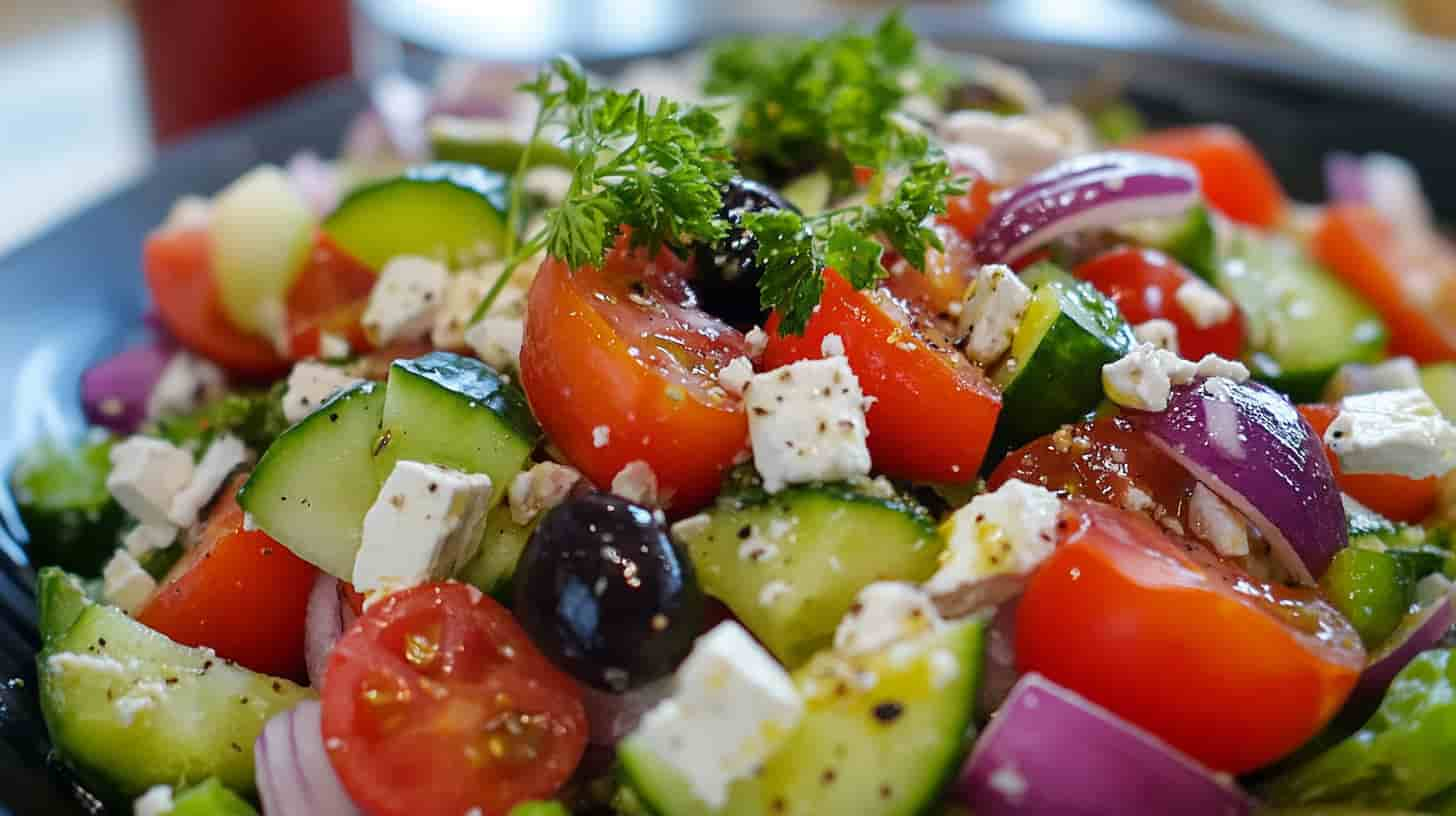 Salade-grecque, gastronomie-en-grèce